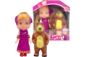 BSNRDX Giocattoli del fumetto L'Orso Set 2 pcs Carino Cartoon toy Bambola per Bambini Regali Caricature bambola della bambola dell'orso Regali di compleanno per bambini