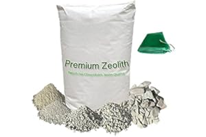 SAMORE Grit 25kg Zeolith 4-8 mm Filter Material Zeoliet Phosphate Binder Zeolite Zeolite Powder Ceolith Koi Ponds, Garden Ponds, Ornamental Ponds and Swimming Ponds