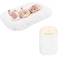 Haokaini Newborn Lounger Pillow Cover, Removable Slipcover Soft Minky Dot Baby Lounger Pillow Cover for Newborn Girls and Boys