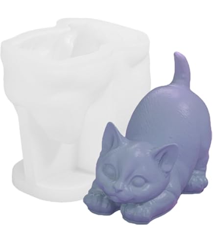 Ideen mit Herz | Silikonformen Katzen | 4er Set | Katzenfiguren selber gießen | DIY | Gießform für Epoxidharz, Gips, Beton, Wachs oder Seife | lebensmittelecht Ideen mit Herz | Silikonformen Katzen | 4er Set | Katzenfiguren selber gießen | DIY | Gießform für Epoxidharz, Gips, Beton, Wachs oder Seife | lebensmittelecht
