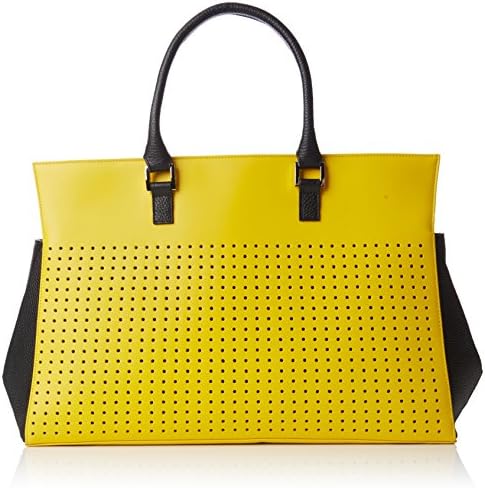 Madame Folie Unisex Adults’ Trapèze Handbag Yellow Size: One size
