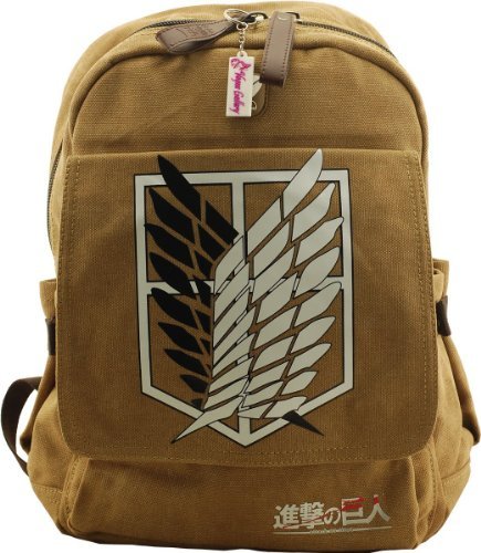 Attaque sur Titan Cosplay dos Shingeki No Kyojin de sac d'école Kaki