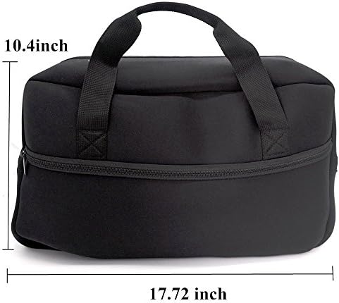 Easywisdom Carrying Travel Portable Case with Handle Straps and Adapter Power Pocket for Bose SoundTouch 30 Series II / III Wireless Music System