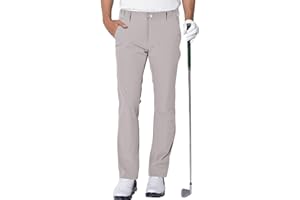 AOLI RAY Homme Golf Pantalon Imperméable Extensible Sports Golf Pants avec 4 Poches