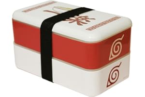 Just Funky Naruto Bento Box pojemnik na kanapki biały 18 x 9 x 10 cm