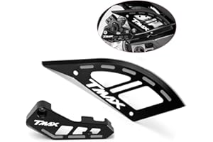 Velospeed Per Yamaha Tmax 560 Tech Max Tmax 530 SX DX Tutti gli anni Moto Pinze Freno Staffe Disco Freno Posteriore Rotore Guard tmax530 tmax560 techmax Accessori (nero)