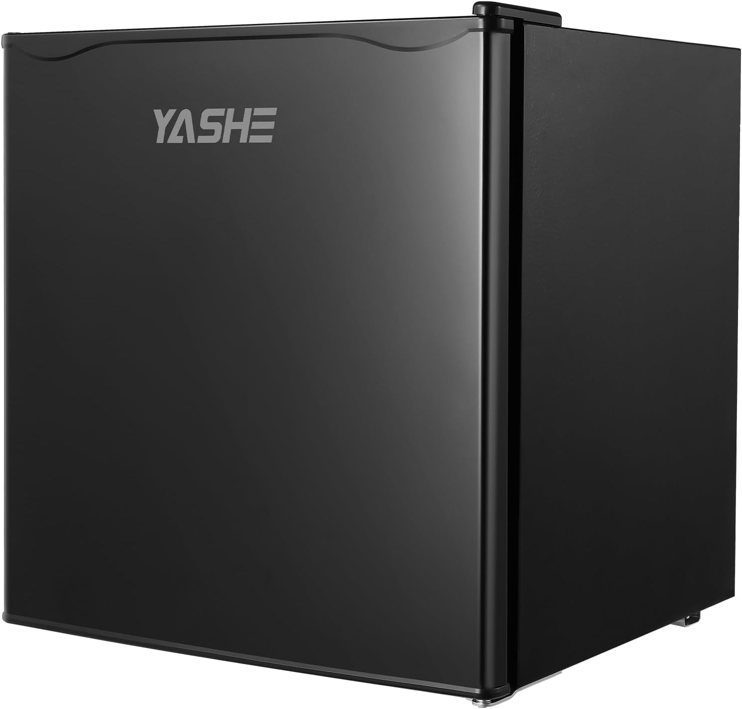 YASHE 52L Mini Fridge Freezer, Table Top Fridge, Single Door Compact Refrigerator, Adjustable Thermostat, Large Capacity, Reversible Door, Refrigerators for Bedroom, Offices, Dorm, Apartment