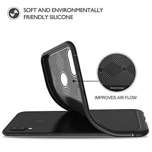 Huawei P20 lite HÃ¼lle, BoseWek Ultra Thin Tasche Cover TPU Silikon HandyhÃ¼lle StoÃŸfest Case SchutzhÃ¼lle Shock Absorption Backcover HÃ¼llen fÃ¼r Huawei P20 lite Smartphone (Schwarz)