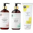 Fix My Curls Hair Care Curl Defining 3-Step Kit | Sulfate-Free Cleansing Shampoo, Hydrating Conditioner & Leave-In Cream | For Naturally Curly, Wavy & Frizzy Hair | Enriched with Tea Tree| 250ml Each