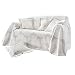 Produktbild Tagesdecke Überwurf für Bett Sofa Sand-weiß 80% Baumwolle 20% Polyester 220 x 240 cm