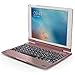 Price comparison product image New iPad 2017 Keyboard Case, Snugg Apple iPad Air & New 9.7 iPad Bluetooth Keyboard Case Cover [Smart Backlit] Folio, Wireless Auto Sleep/Wake - Rose Gold