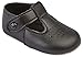 Baypods baby boys traditional T bar pram shoes Early Days 6-12 months BLACK