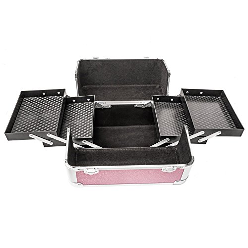 TecTake® Kosmetikkoffer Beauty Case Schminkkoffer pink - 3