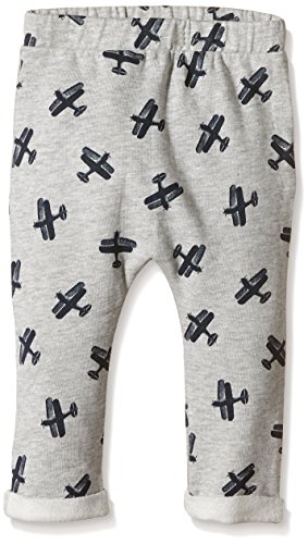 ESPRIT Baby-Boys Plane AOP KP Trousers, Medium Grey, 3 Months (Manufacturer Size:62)
