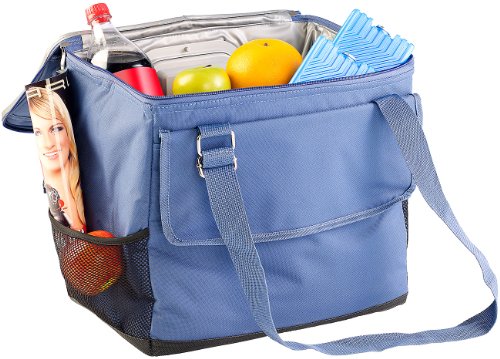 Xcase Mini Kühlbox: Elektrische 12-V-Thermo-Kühltasche fürs Auto, 35 l (Elektrische Kühltasche faltbar) - 2