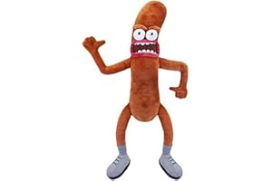 PMS Peperami Plush 2-40 cm (1 Pc.) - Soft & Cuddly Pork Jerky Snack Toy with Embroidered Detail, Perfect for Fans & Collectors