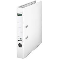 Leitz 10155001 Qualitäts-Ordner (Plastik-Cover, A4, 5,2 cm Rückenbreite) weiß