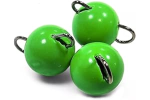 GENERIC Tungsten Green Neon Floro Cheb Cheburashka Fishing Weights 2g 3g 5g 7g – 3pcs | FISHIN ADDICT