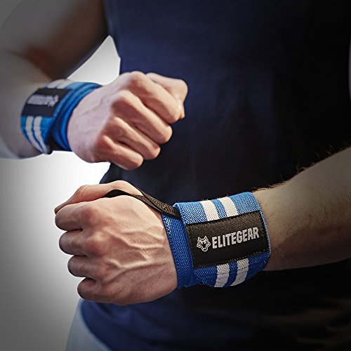 Handgelenkbandage (2er Set) mit 45cm Länge – EINFÜHRUNGSPREIS – Profi-Bandagen für Kraftsport, Fitness-Training, Bodybuilding & CrossFit – Premium Wrist Wraps – geeignet für Männer & Frauen - 6