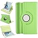 Produktbild WindTeco Neu iPad 9.7 Zoll 2017 / iPad Air 2 / iPad Air Hülle - 360 Grad Rotierende Stand Smart Cover Case Schutzhülle Tasche Etui mit Auto Schlaf / Wach Funktion für Apple New iPad 9.7 inch 2017 Modell / iPad Air 2 2014 Modell / iPad Air 2013 Modell Tablet, Grün