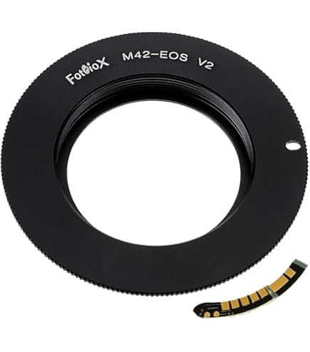 Canon Mc Adattatore Obiettivo M42 Per Canon EOS - Compatibile Con 600D, 550D, 500D, 450D E Altre Reflex, Con Garanzia 2 Anni Adattatore Obiettivo Vintage Canon