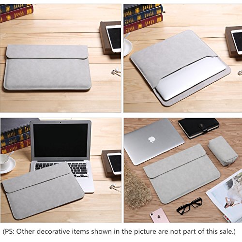 HYZUO Wildledern 13-13 3 Zoll Wasserdicht H  lle Notebook Tasche Laptoptasche f  r 13 3  Macbook Air Pro Retina 12 9 Zoll iPad Pro Hp Spectre x360 13 