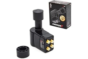 Premium X Rocket Quad LNB PXR-QS Sat für 4 Teilnehmer 3° Grad Multifeed Slim Schmal HDTV LNC HD FULLHD 3D 4K UltraHD UHD