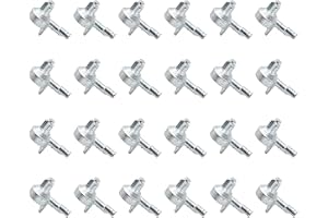 Hyllkonsol silver – kompatibel med IKEA 131372 – BILLY – 24 stycken