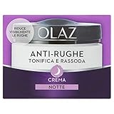 Eleva la piel en 4 semanas. Olay Antiarrugas Firme y Levante Hidratante Nocturna Crema Anti-Envejecimiento - 50g
