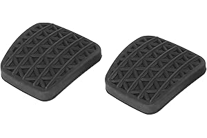 X AUTOHAUX Pair Car Brake Clutch Pedal Pad Rubber Cover Replacement 90498309