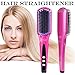 ACEVIVI Digital Anti Static Ceramic Hair Straightener Heating Detangling Hair Brush Paddle Brush For Faster Straightening Styling(Pink)