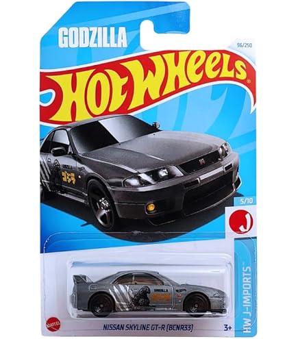 Hot Wheels Nissan Skyline 2000GT R LBWk Then and Now Ages 3 and Up