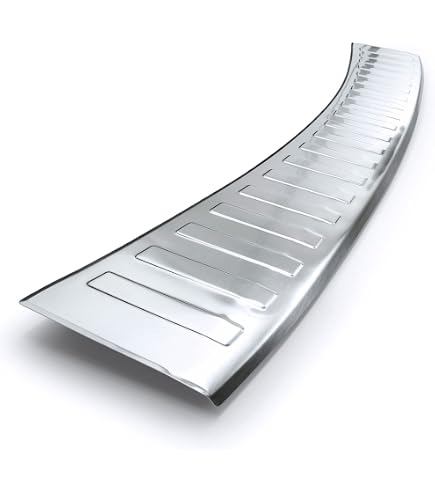 Protection De Seuil De Coffre Pour Peugeot 508 Break 2019+ - Baguette En Acier Inox Brossé Graphite