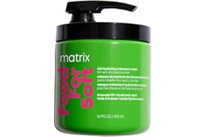 Matrix, Nawilżająca maska do włosów suchych, efekt jedwabiu, z olejem z awokado i kwasem hialuronowym, Food For Soft, 500 ml