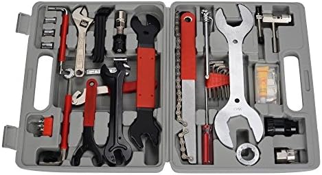 Landcrossers Bicycle Repair Tool Kit 44PCS Repair Maintenance Tools Mechanic Bicycle Cycling Mountain Bike Valuables with Case