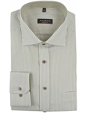 ETERNA Langarm Hemd MODERN FIT gestreift