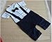 Baby boys party outfit 6-24 mnths GENTLEMAn Short SLEEVE suit for wedding christmas birthday(9-12 months)