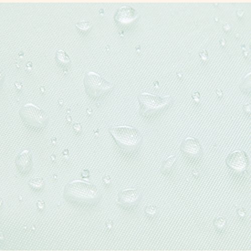 Eanshome Weiß Polyester Anti-Bakteriell Wasserdicht Verdickung Duschvorhang mit Duschvorhangringen - 4