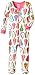 Hatley Baby-Girls Infant Footed Coverall -Harvest Pears Pyjama Set, White, 9-12 Months (Manufacturer Size:6-12 Months)