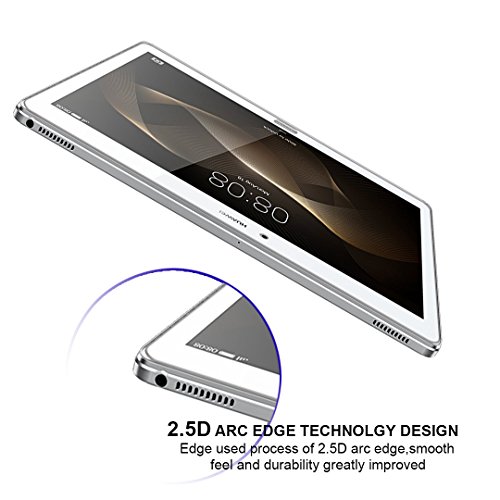 Huawei MediaPad M2 10.0“ Panzerglas Schutzfolie, iVoler® Panzerglasfolie folie Displayschutzfolie Hartglas Gehärtetem Glas DisplayPanzerglas Schutzfolie Displayschutz Tempered Glass Screen Protector für Huawei MediaPad M2 10.0“ – 0,3mm Dünn, 9H Härtegrad, 2.5D Abgerundete Kanten – [Kratzfest][Hohe Transparenz] [Fingerabdruck-frei][Blasenfrei]-Lebenslange Garantie - 5