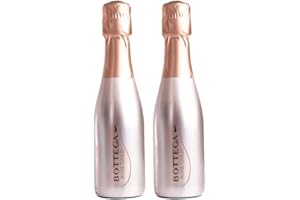 BRAND_BOTTEGA S.P.A. Bottega Rose Gold Spumante Brut Mini 20cl 11% ABV (Case of 2)