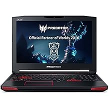 Acer Predator 15 - Portátil gaming de 15.6'' (Intel Core i7 6700HQ, 32 GB de RAM DDR4, 2 discos duros SSD 128 GB en RAID + 1 TB HDD, Nvidia GeForce GTX 980 a 4 GB DDR5, Windows 10) negro - teclado QWERTY Español