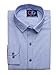 Formals by Koolpals-Cotton Blend Shirt White Vertical Stripes on Dark Blue RS.369.00