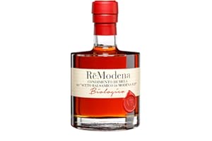 ZEUS PARTY Condimento de Manzana Vinagre Balsámico Orgánico de Módena IGP 250 ml