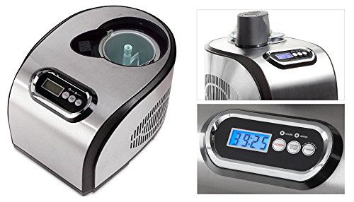 TCM Tchibo Profi Eismaschine mit Kompressor Timer 1 Liter Eisbehälter Eiscreme
