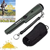★ PESO LIGERO PORTÁTIL: es mini y solo representa un tercio del peso del detector de metales tradicional. Viene con una correa plástica elástica y una funda para cinturón para sujetarla o colgarla de la correa para llevarla a cualquier parte y evitar que se caiga o se caiga .El asa ergonómica y los parlantes incorporados harán que la búsqueda de metales sea muy fácil.