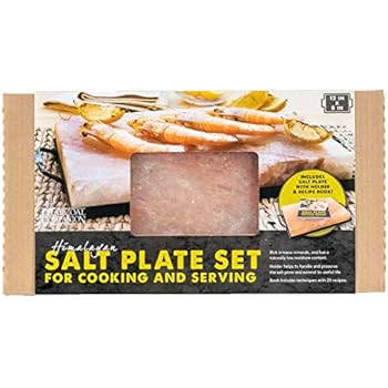 BBQ Himalaya Salzstein zum Grillen, Braten & Kühlen Salzblock Salz
