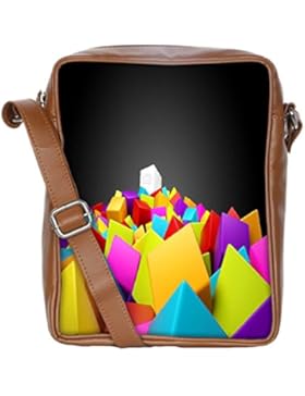 Snoogg , Damen Umhängetasche mehrfarbig multi