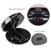 KEDSUM 1X/10X LED Lighted Travel Makeup Mirror- Double Sided Folding Handheld Magnifying Mirror