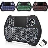 pad tv hd no device 2,4 GHz teclado inalámbrico con touchpad